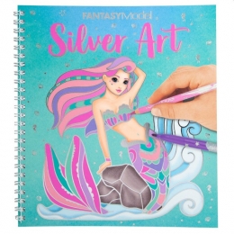 TopmodelFantasyModelSilverArtKleurboek