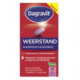GratisVerzending2xDagravitMultivitaminenWeerstand60kauwtabletten