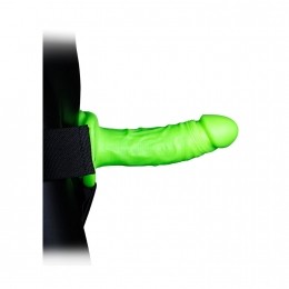 OuchGlowintheDarkVoorbinddildoMetHarnas18cm