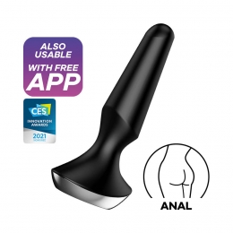 SatisfyerPlug-ilicious2VibrerendeButtplugMetApp13cm