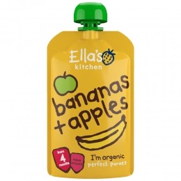 EllasKitchenKnijpzakje4mBanaanAppel120gr