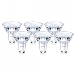 PhilipsCoreProLEDspot46-50WGU1036DExtraWarmWit6-Pack