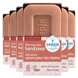 6xSeepjeVasteHandzeepVetivermetCederhout120gr