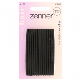 8xZennerElastiekenMetalFreeZwart15stuks