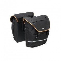 DubbeleSportieveFietstasSPRTVMIKZwartOranje