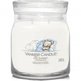 YankeeCandleGeurkaarsMediumJarSoftBlanket368gr