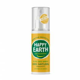 HappyEarth100NatuurlijkeDeodorantSprayJasmineHoWood100ml