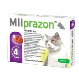 MilprazonOntwormingTablettenGroteKat4stuks