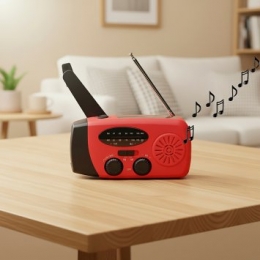 Handmatigeenzonne-energieradio