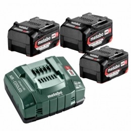 Metabo68504800018VLi-IonAccuStarterset3x52AhLader