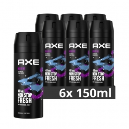 6xAxeDeodorantBodysprayMarine150ml