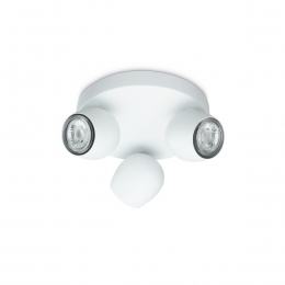 ProlightBola-Opbouwspot-LED-GU10-Wit-3lichtpunten