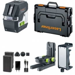 LaserlinerMasterCrossXPGProKruislijnlaserInL-Boxx-4Lijnen-Groen-55m-IP64