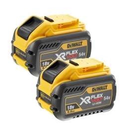 DeWALTDCB547-218V54VXRFlexvoltLi-ionAccuDuopack2xDCB547-90Ah