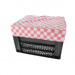 FietskratHoesKratcoverMediumPinkCheckers
