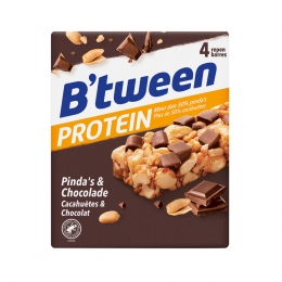 HeroBtweenProteinPindaChocolade4x24gr