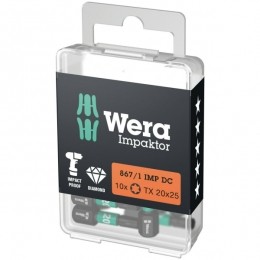 Wera505762400114TorxImpaktorDiamantBit-T20X25mm10st