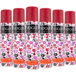 6xVogueGirlParfumDeodorantCats100ml