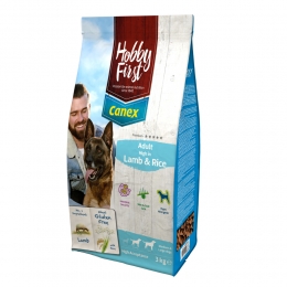 HobbyFirstCanexAdultHondenvoerLambRice3kg
