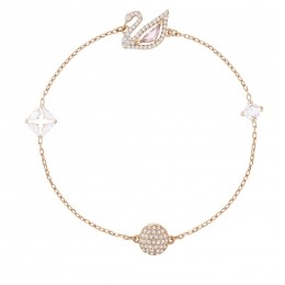 Swarovski5485876-DazzlingSwanBracelet-Roskleur-Armband-Small