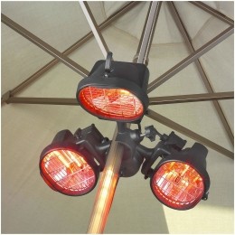 EuromParasolheater1500PatioheaterTerrasverwarmerZwart