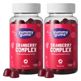 GratisVerzending2xYummygumsCranberryComplex60stuks