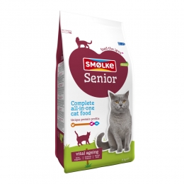 SmolkeKattenvoerSeniorKip2kg