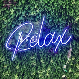 LEDNeonVerlichtingBordRelaxInclAdapter70x44cmBlauw