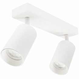 PlafondspotRond2-LichtsKantelbaarGU10FittingWit