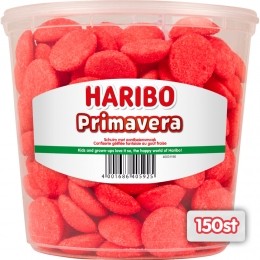 3xHariboPrimaveraSchuimAardbeien150stuks