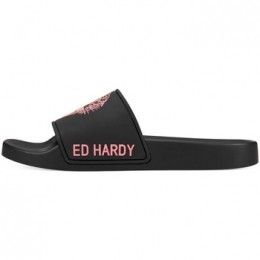 TeenslippersEdHardySexybeastslidersblack-fluored