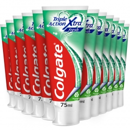 12xColgateTandpastaTripleActionExtraFresh75ml