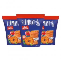 3xElephantPretzelsTomaatKruiden160gr