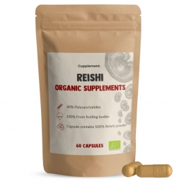 GratisVerzendingCupplementReishiOrganicSupplements60capsules