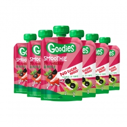 6xGoodiesKnijpfruitSmoothieAardbeiAppel100gr