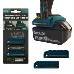 StealthMountsBH-MK-BLU-2MagnetischeBithouderVoorMachinesMakitaLXT-Blauw-2-pack