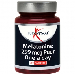 GratisVerzending3xLucovitaalMelatoninePuur0299mcg200tabletten