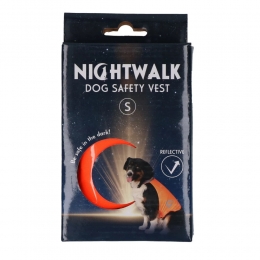 NightwalkDogSafetyVestOrangeS