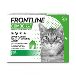 FrontlineComboSpotOnAntiVlooiendruppelsKatvanaf1kg3pipetten