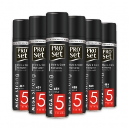 6xProsetHaarsprayMegaSterk300ml