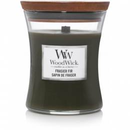 WoodWickGeurkaarsMediumFrasierFir275gr