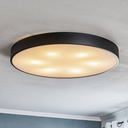 TEMARLIGHTINGPlafondlampCleometglazendiffusorzwart78cm