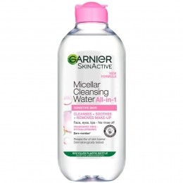 GarnierMicellairWaterGezichtsreinigerenMake-up-removervoordeGevoeligeHuid400ml