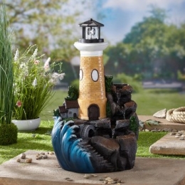 WaterelementVuurtorenidyllevoorindetuin