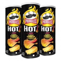 3xPringlesHOTFlaminCheese160gr