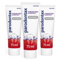3xParodontaxStrenghtenProtectTandpastaWhitening75ml