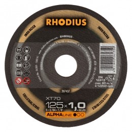 RhodiusALPHALineIXT70Doorslijpschijf-ExtraDun-125X2223X1mm-RVSStaal100st