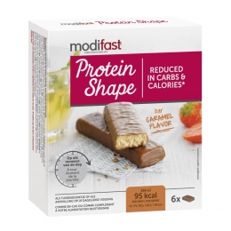 ModifastProteinShapeReepChocolade-Karamel6x27gr