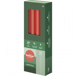 BolsiusTafelkaarsenDelicateRed8Stuks