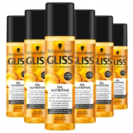 6xGlissAnti-KlitSprayOilNutritive200ml